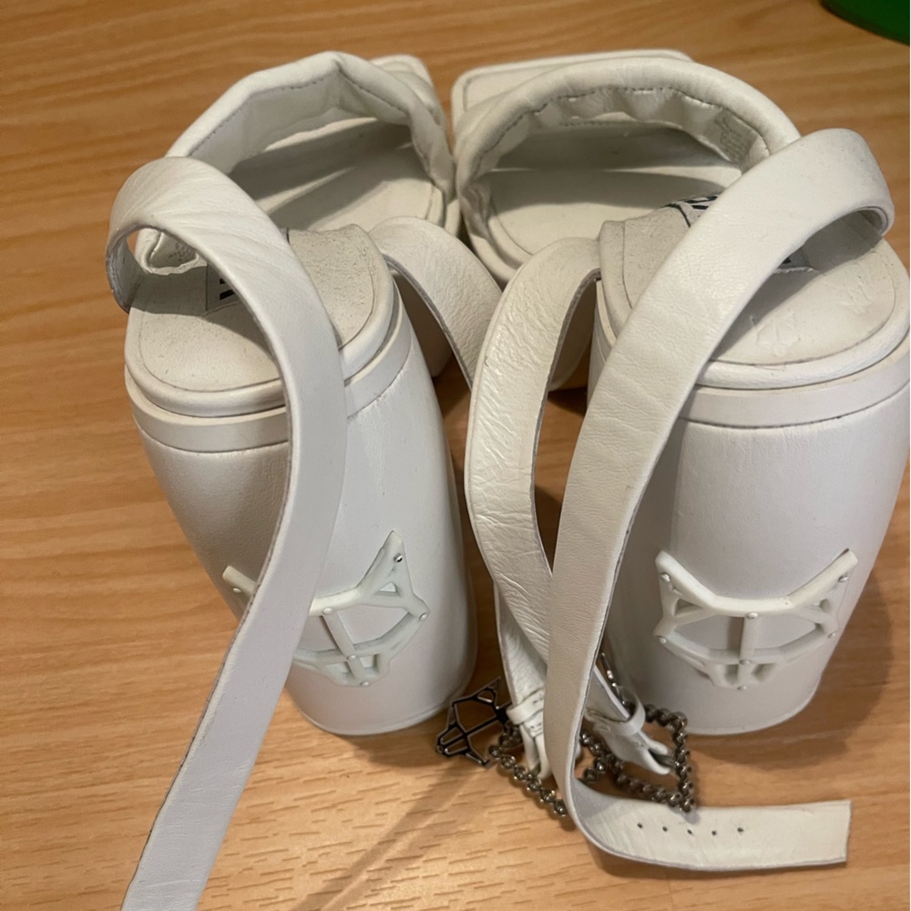 White Naked Wolfe Heels - Picture 2 of 3